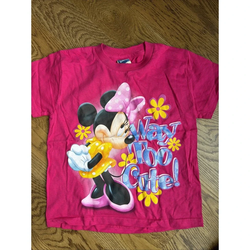 NOS Disney Minnie Mouse Pink T-Shirt 